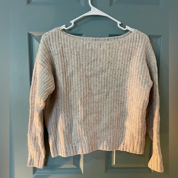 Old navy cream rainbow speckled sweater - Picture 2 of 3